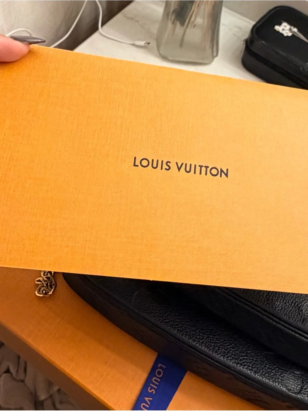 Louis Vuitton Multi Pochette Accessoires – Black Monogram Empreinte | M80399